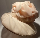 Vintage 1950-60 s  union Made  Light Pink Ivory Women s Hat