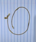 18k Solid Yellow Gold 72 bell Anklet 9 25 inches 2 28grams