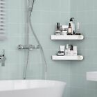 Shower Caddy Corner  2 Pack Adhesive Corner Shower Shelves For Bathroom Organ   