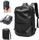 60l Anti-theft Waterproof Travel Backpack  Expandable  Laptop Sleeve With Vacuum
