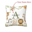 Jungle Nursery Decor Pillow Case Baby Safari Garland Bunting Kid Room Decoration