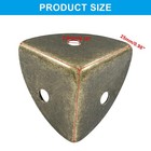 Lifcratms 12pcs Box Corner Protectors  1 25mm Metal Corner Edges Protector Tr   