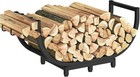 Elegant Arched Steel Firewood Rack     Adjustable   Easy To Assemble  300 Lbs