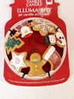 Yankee Candle Frosted Gingerbread Star Cookies Illuma Lid Topper  new On Card