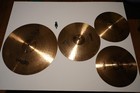 Paiste 802 Cymbal Set 14  Hi Hat  16  Crash  20  Ride Used Good