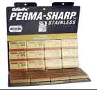 100 Perma Sharp Double Edge Safety Razor Blades  20 Packs Of 5  - Teflon Coated