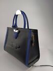Sigma Gamma Rho Embossed Royal Blue With Yellow Lining Tote purse Vegan Leather 