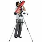 Amscope Reflector Eq Telescope 114mm Aperture 900mm Focal Length  red Dot Finder