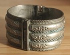 Late Medieval  Elizabethan Billon Silver Bracelet  New Pin  Wearable