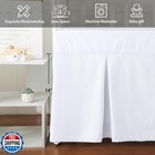 Crib Skirt Dust Ruffle  100  Egyptian Cotton 400 Thread Count Soft Breathable