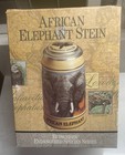 Vtg Budweiser Endangered Species Series--african Elephant Stein - With Box   Coa