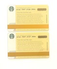 2017 Starbucks Gift Cards Nutcracker  Set Of 2  Mint  Worldwide Shipping 