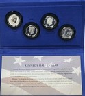 2014 Silver Kennedy 50th Anniversary 4-coin Half Dollar Set With Box   Coa       