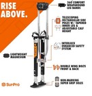 Surpro Drywall Stilts  Magnesium Base  26   -40    S2-m-2640 - Quadlock Contractor