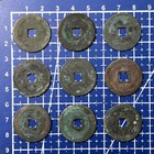 Lot Of 9 Pcs Ancient Chinese Coin  Song Yuan Tong Bao              Northen Song Dynasty