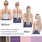 Mega Thick Full Head As Human Clip In Hair Extension 100  Real Natural Hairpiece