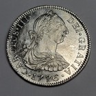 1776 Mexico Silver 2 Reales Unc Amazing Pl Luster Obv Wiped See Pics  k566
