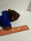 Syncsort Plush Beaver Stuffed Animal Advertising Pellet Filled 