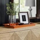 Sheila Bridges Lacquered Tray Orange-williams Sonoma 43991