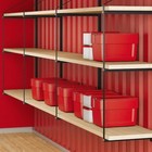 4 Pack Black Cargo Shipping Container Shelving Shelf Brackets Universal Fitment