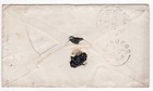 1863 Qv 1d Penny Red Stamp C10 On Fochabers Cover To Manse Of Rayne At Pitcaple