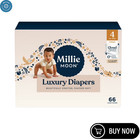 Feather Soft Millie Moon Luxury Diapers  Size 4  66 Count