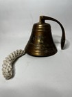 Antique 6  Brass Ship Bell Maritime Fog Bell Vintage Wall Hung Marine Jl
