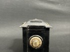 Antique Tin Combination Lock Door Diamond Safe Coin Bank