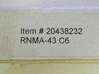 Michigan Drill Carbide Inserts Rnma-43 Grade C6 Qty  5 20438232