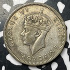 1946 Southern Rhodesia 1 Shilling Lot mk176 Silver 