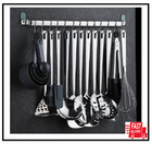 Kitchen Rack Utensil Holder 14 Hooks Wall Mounted Organizer Hanging Knivesmug