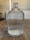Antique White House Vinegar Glass Jug Spouted 1 Gal  Paneled Embossed Label