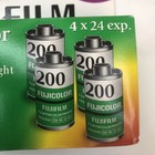 Fujifilm Fujicolor 200 35mm Color Negative Film 4 Rolls X 24 Exposures 96 Total