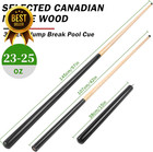 Jump Break Pool Cue 2 3 Piece 21-25oz Heavy Hitter Billiard Stick