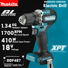 Makita Ddf487 Cordless Driver Drill 18v Brushless Electric Impact Screw