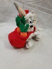 Warner Bros  Studio Stores Bugs Bunny Santa W carrots Bean Bag W mint Tags 2000