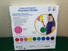 Learning Resources Double-sided Magnetic Fraction Circles 51 Piece Set Brand New