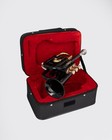 Black Pocket Trumpet Bb With Case-mouthpiece     Compact Brass Kit Brs Nice Band