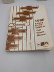 1986 Chevrolet Light Duty Truck Unit Repair   Shop Manual Gm Service Book Mn2390