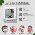Thermopro Tp49 Digital Hygrometer Indoor Thermometer Humidity Meter Room