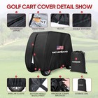 Golf Cart Cover Waterproof Heavy Duty Protection For Ezgo Club Car 4 Passenger