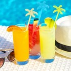 100 Pieces Swizzle Stick Cocktail Drinks Stirrers Disposable Plastic Stirring