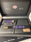 Aurora Optima Auroloide Fountain Pen - Rose Gold Trim - Purple Viola