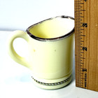 Wauchula   Florida Fl Uranium Antique Custard Glass Souvenir Creamer