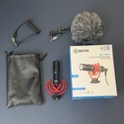 Boya By-mm1 Compact Shotgun Video   On-camera Mini Recording Microphone  Black
