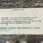 Vintage Fibre-craft Doll Baby Shoes Court   Strap Shoes Tiny Doll Baby