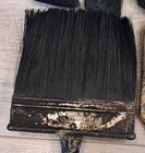 Vtg Paint Brush Lot 12pc Wood Handle Artist Steampunk Industrial Farmhouse Decor
