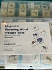 Magnetic Rhyming Word Picture Tiles Teaching Resource Center Set Alphabet