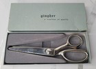 Vintage Gingher Pinking Shears Scissors  W  Original Box Model G-7p Good Cond 