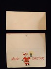 Vintage Santa Claus Hallmark Christmas Money Gift Card Unused Envelope Nos